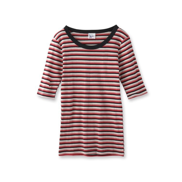 ドレステリア(レディース)(DRESSTERIOR(Ladies))のRobert．P．Miller（ロベルト・ピー・ミラー）822C パネルリブ H／S Tシャツ カットソー