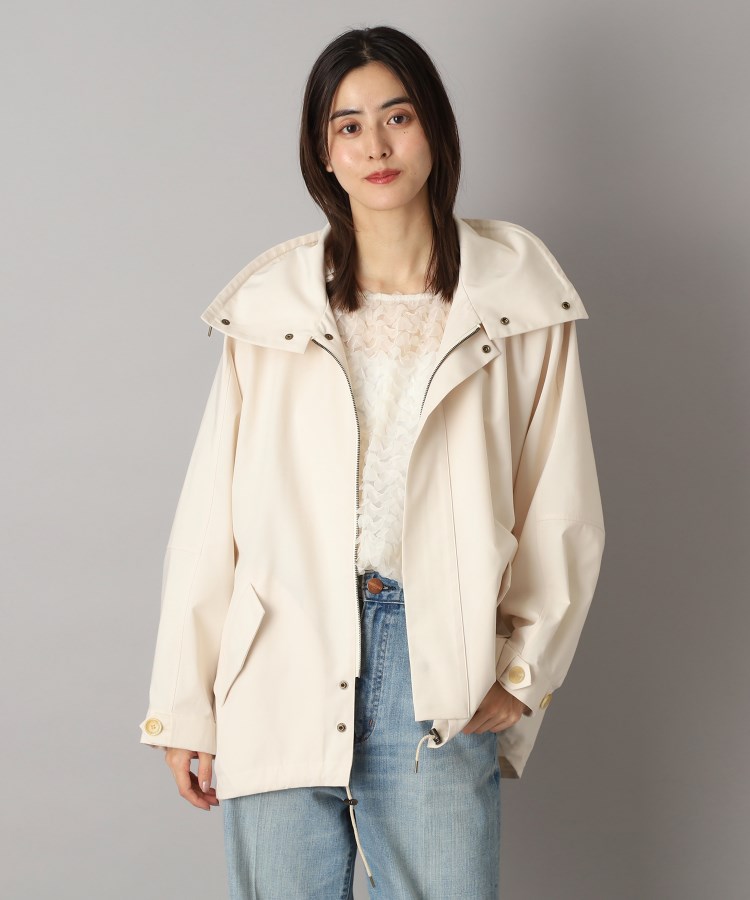 ドレステリア(レディース)(DRESSTERIOR(Ladies))のVACHEMENT（ヴァシュモン）シェルタフタスタンドカラーブルゾン4