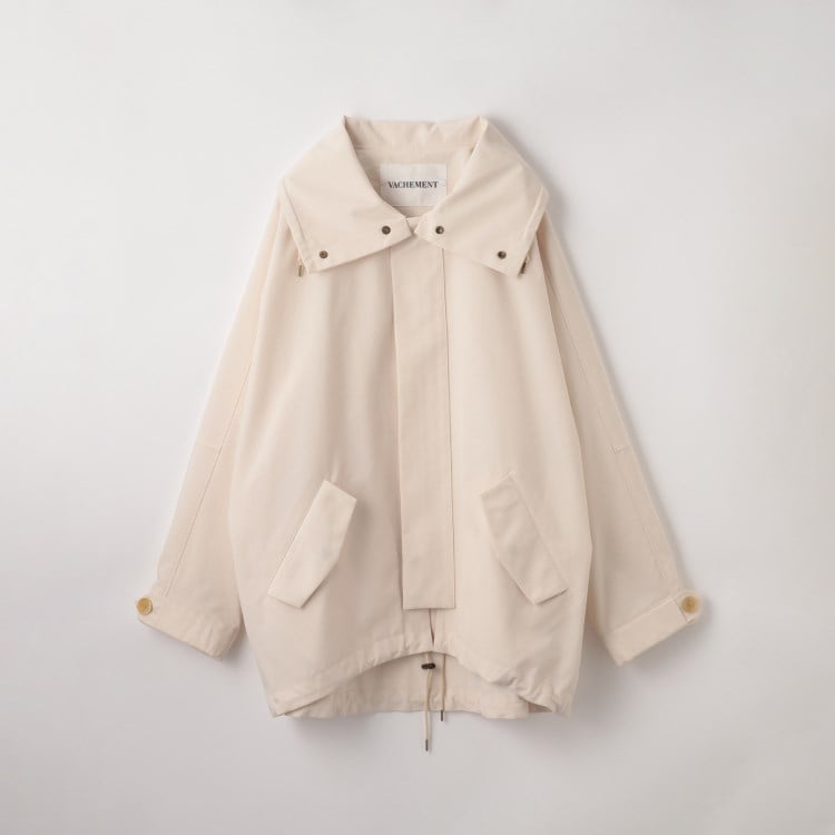 ドレステリア(レディース)(DRESSTERIOR(Ladies))のVACHEMENT（ヴァシュモン）シェルタフタスタンドカラーブルゾン ブルゾン/ジャンバー