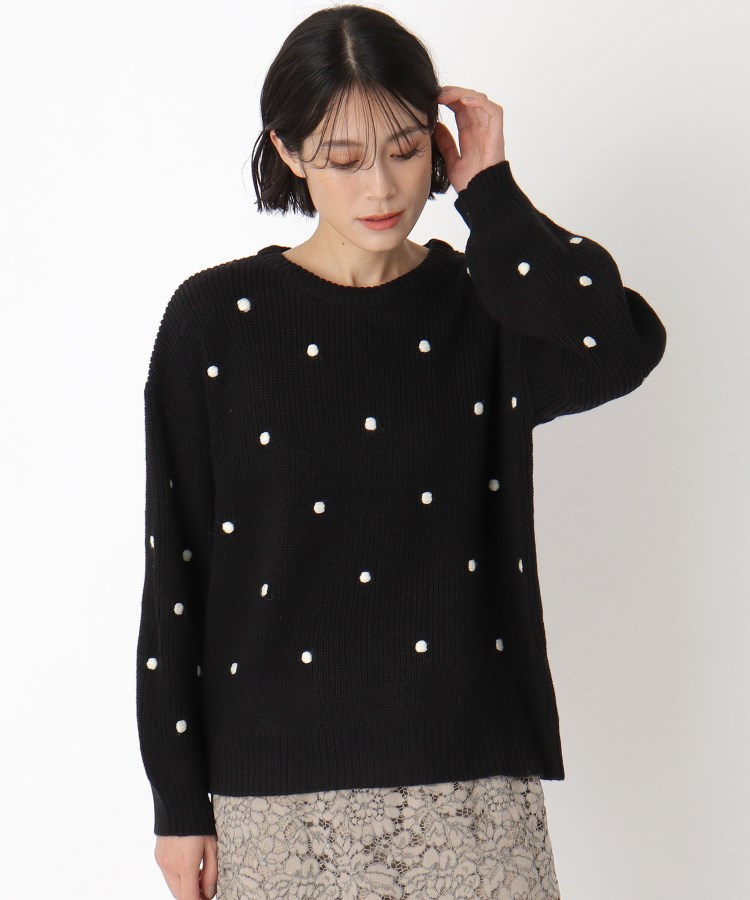 WEB限定】ハート刺繍ニット≪手洗い可能≫ （ニット・セーター）｜Droite lautreamont / ドロワットロートレアモン ファッション通販  タカシマヤファッションスクエア