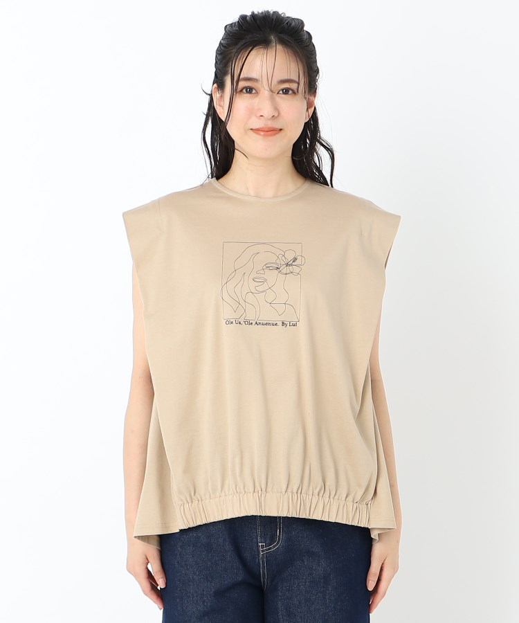 ルイシャンタン(Lui Chantant)の【刺繍/洗える/日本製】ロコガールTシャツ1