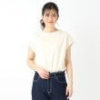ルイシャンタン(Lui Chantant)の【洗える/日本製】フレンチタンクTシャツ オフホワイト(003)