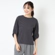 ルイシャンタン(Lui Chantant)の【洗える／日本製／ミニボーダー】フライスカットソー ブルー(393)
