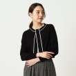 ルイシャンタン(Lui Chantant)の【上品な／洗える】配色タイ付きニット12