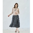 ルイシャンタン(Lui Chantant)の【上品な／洗える】配色タイ付きニット24