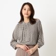 ルイシャンタン(Lui Chantant)の【洗える／売れ筋 】リボンタイブラウス グレージュ(150)