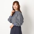 ルイシャンタン(Lui Chantant)の【洗える／人気】タイプライターハイネックシャツ ブルー(092)