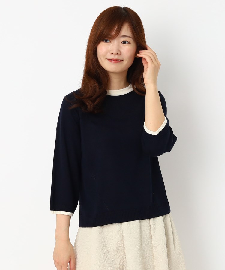 ルイシャンタン(Lui Chantant)の【日本製／洗える】配色トラッドニット19
