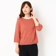 ルイシャンタン(Lui Chantant)の【日本製／洗える】配色トラッドニット オレンジ(566)