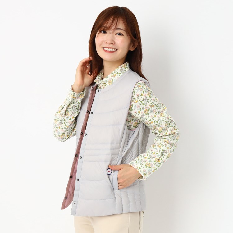 ルイシャンタン(Lui Chantant)の【売れ筋／人気の／ショート丈】スタンドカラーインナーダウン ダウンベスト