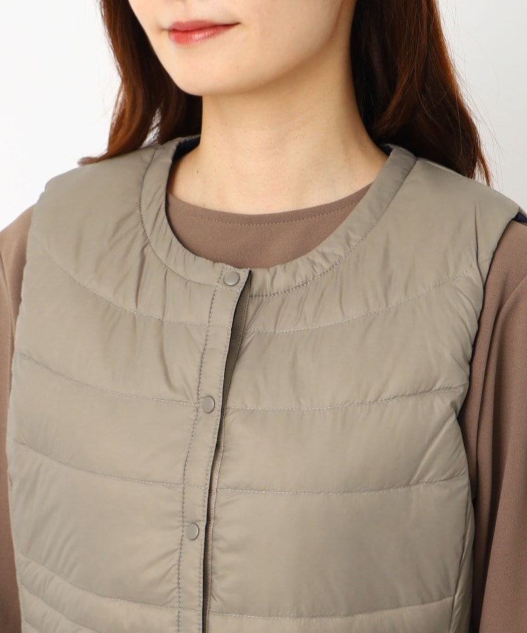ルイシャンタン(Lui Chantant)の【売れ筋／人気の／ロング丈】スタンドカラーインナーダウン4