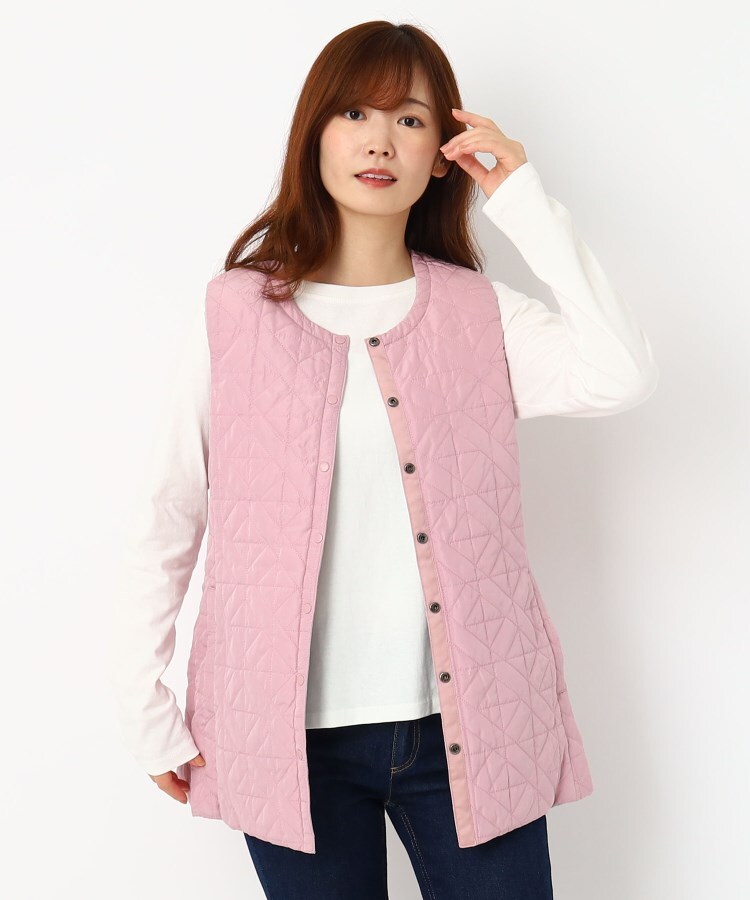 ルイシャンタン(Lui Chantant)の【売れ筋／人気の／ロング丈】スタンドカラーインナーダウン8