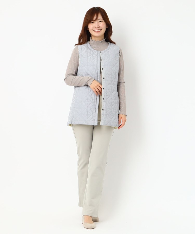 ルイシャンタン(Lui Chantant)の【売れ筋／人気の／ロング丈】スタンドカラーインナーダウン19