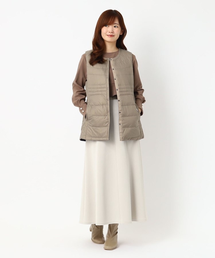 ルイシャンタン(Lui Chantant)の【売れ筋／人気の／ロング丈】スタンドカラーインナーダウン25