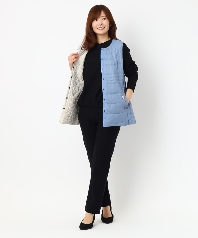 ルイシャンタン(Lui Chantant)の【売れ筋／人気の／ロング丈】スタンドカラーインナーダウン37