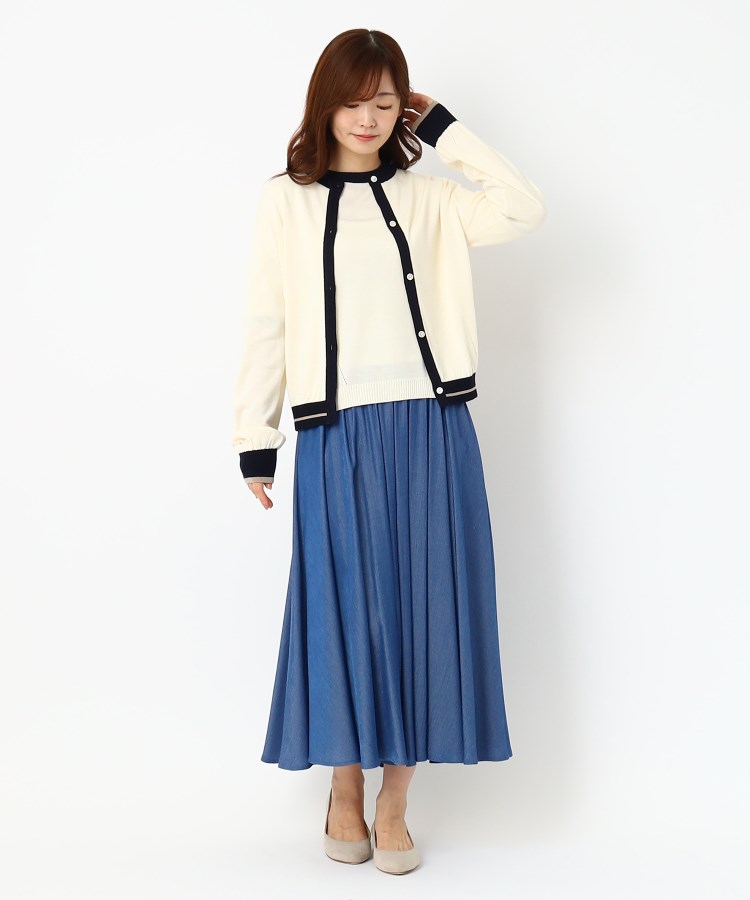 ルイシャンタン(Lui Chantant)の【日本製／洗える】配色トラッドカーディガン9
