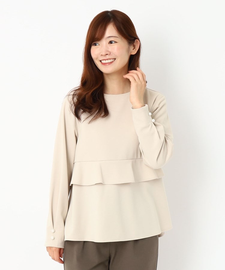 ルイシャンタン(Lui Chantant)の【日本製／洗える】シワになりにくいAラインカットソー17