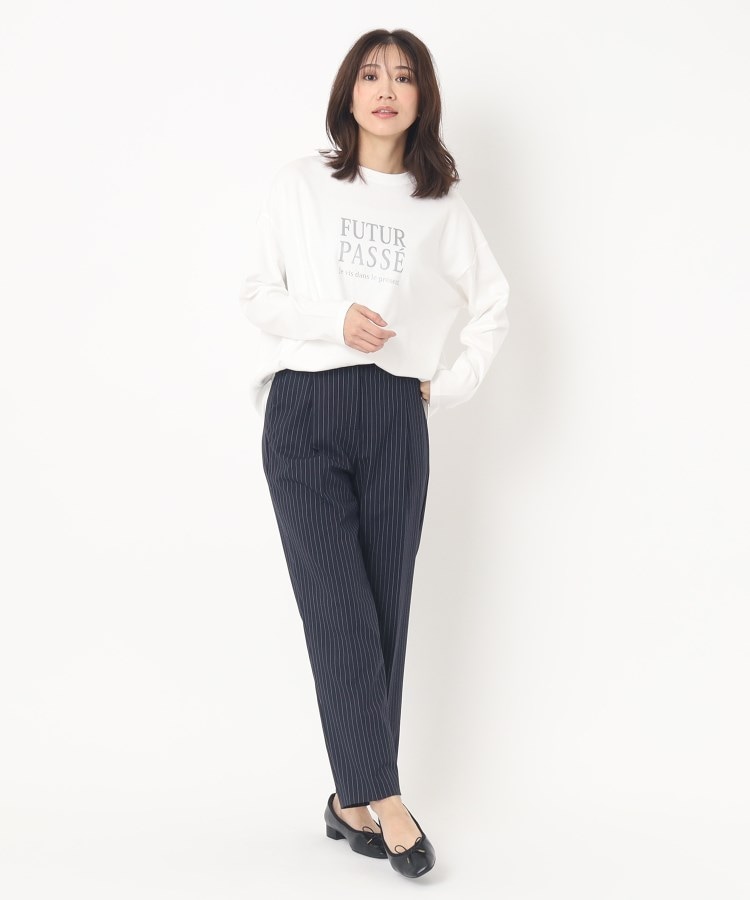 ルイシャンタン(Lui Chantant)の【洗える】メッセージロゴロンTEE9
