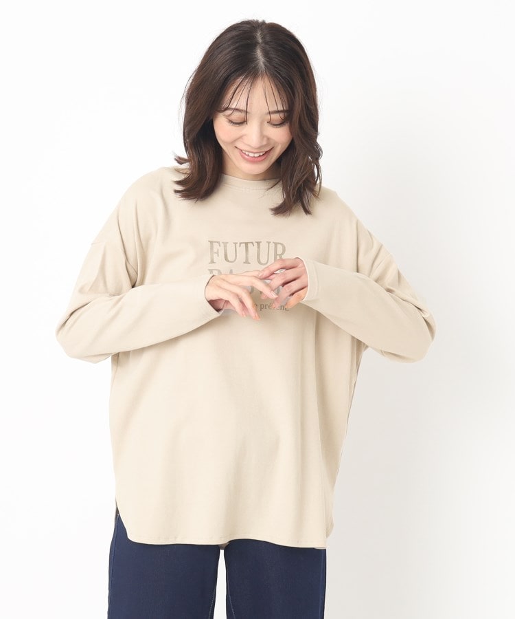 ルイシャンタン(Lui Chantant)の【洗える】メッセージロゴロンTEE20