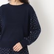 ルイシャンタン(Lui Chantant)の【セットアップ可／ニット】ドットジャカードプルオーバー5
