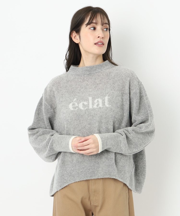 ルイシャンタン(Lui Chantant)の【あったかい／日本製】ロゴメッセージセーター7