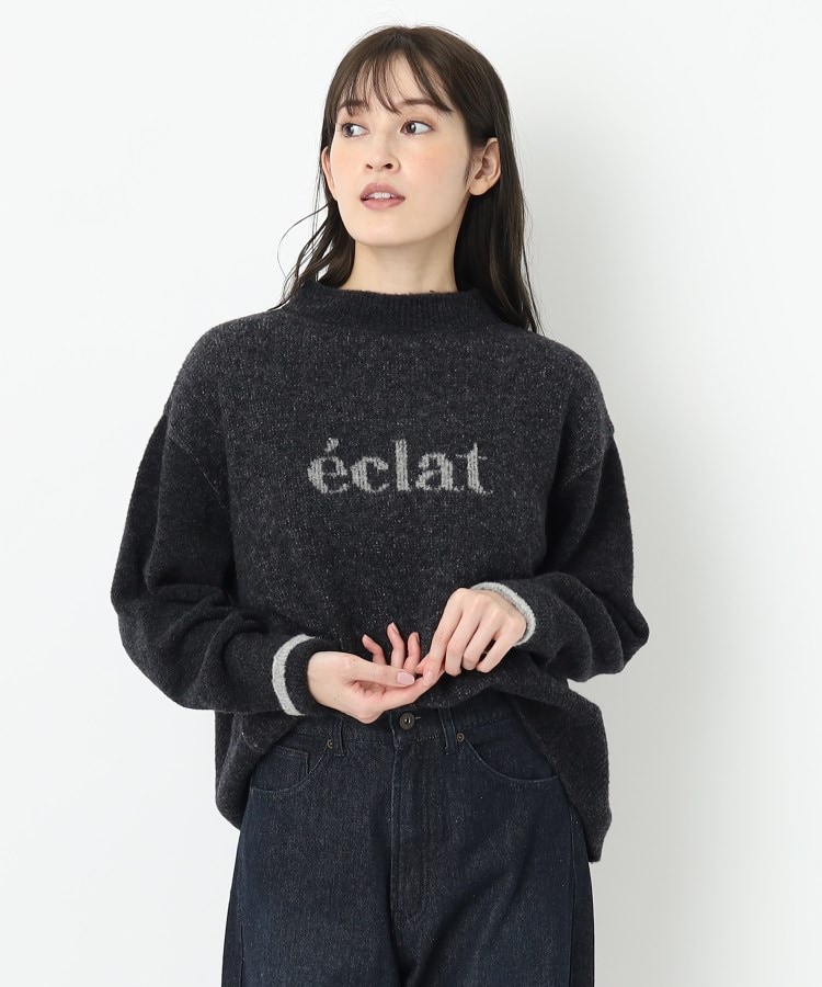 ルイシャンタン(Lui Chantant)の【あったかい／日本製】ロゴメッセージセーター11