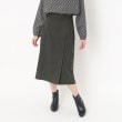 ルイシャンタン(Lui Chantant)の【洗える／日本製／セットアップ可】Aラインシルエットスカート チャコールグレー(014)