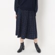 ルイシャンタン(Lui Chantant)の【セットアップ可／ニット】ドットジャカードフレアースカート14