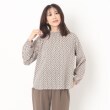 ルイシャンタン(Lui Chantant)の【洗える／大人気】幾何プリントブラウス アイボリー(104)