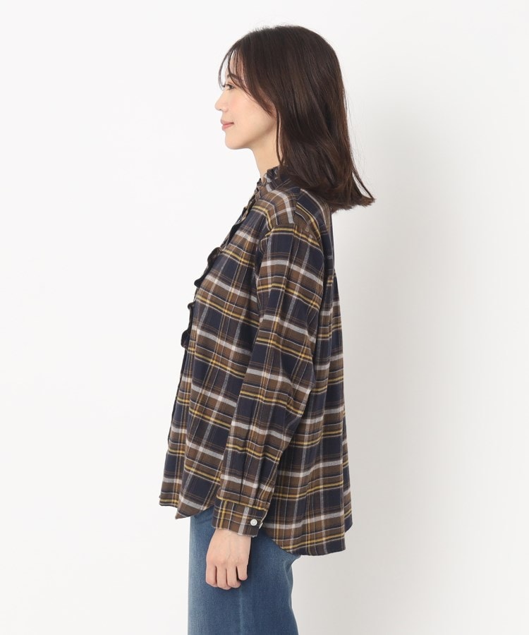 ルイシャンタン(Lui Chantant)の【洗える／売れ筋】ふわっとビエラフリルシャツ2