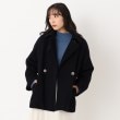 ルイシャンタン(Lui Chantant)の【あったかい／日本製】ステンカラーコート ネイビー(094)