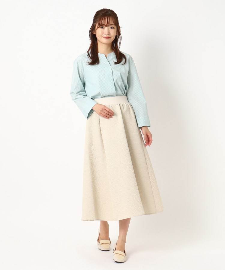 ルイシャンタン(Lui Chantant)の【キーネック/日本製/洗える】ナチュラルコットンブラウス19