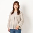 ルイシャンタン(Lui Chantant)の【キーネック/日本製/洗える】ナチュラルコットンブラウス9
