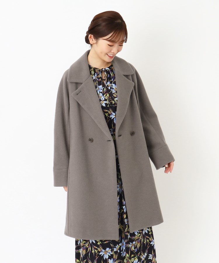 ルイシャンタン(Lui Chantant)の【あったかい／日本製】ウールモッサシンプルコート10