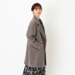 ルイシャンタン(Lui Chantant)の【あったかい／日本製】ウールモッサシンプルコート グレー(012)
