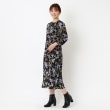 ルイシャンタン(Lui Chantant)の【フラワーサテン／日本製】マーメイドシルエットワンピース12