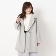 ルイシャンタン(Lui Chantant)の【大人気／あったかい／日本製】ウール混モッサシンプルテーラーコート13