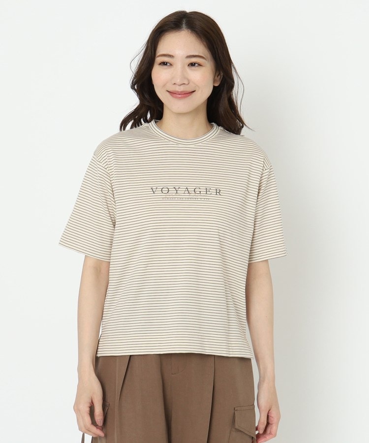 ルイシャンタン(Lui Chantant)の【接触冷感／洗える／日本製】半袖ロゴTシャツ5