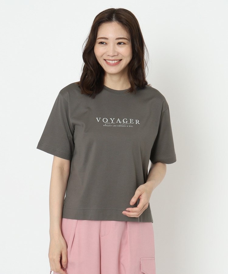 ルイシャンタン(Lui Chantant)の【接触冷感／洗える／日本製】半袖ロゴTシャツ2