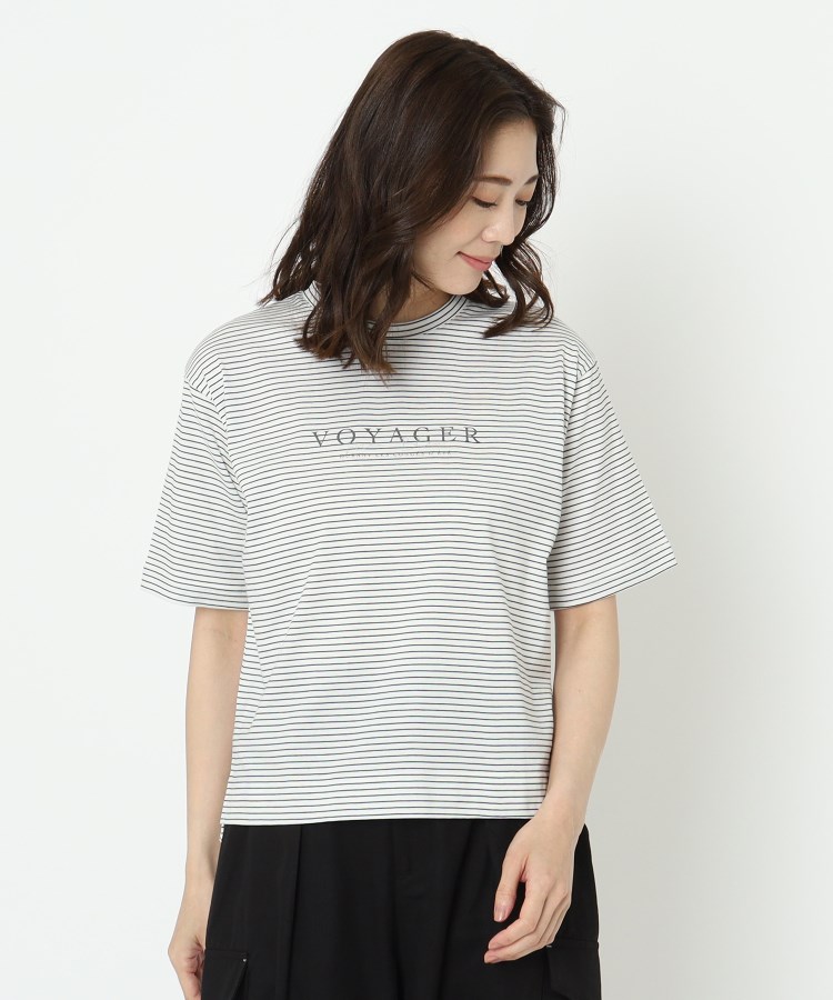 ルイシャンタン(Lui Chantant)の【接触冷感／洗える／日本製】半袖ロゴTシャツ19