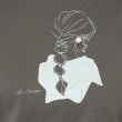 ルイシャンタン(Lui Chantant)の【接触冷感／洗える／日本製】半袖ハンド風プリントTシャツ4