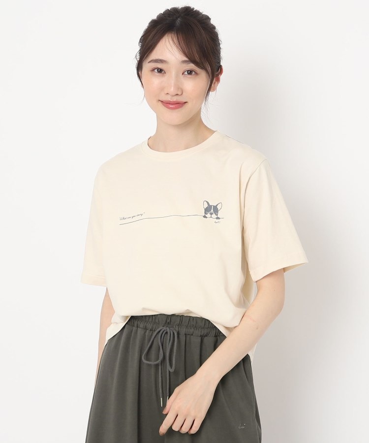 ルイシャンタン(Lui Chantant)の【無地・ボーダー／洗える】コットン・ルイちゃんTシャツ1