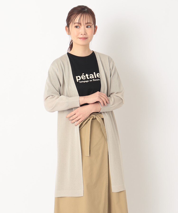 ルイシャンタン(Lui Chantant)の【軽い／洗える】ペーパーヤーンロングカーディガン19