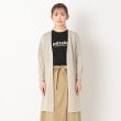 ルイシャンタン(Lui Chantant)の【軽い／洗える】ペーパーヤーンロングカーディガン1