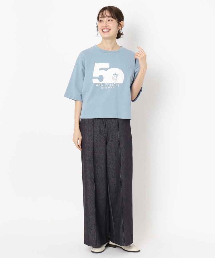 ルイシャンタン(Lui Chantant)の【50周年／洗える／ルイちゃん】ドライタッチTEE フロントプリント16