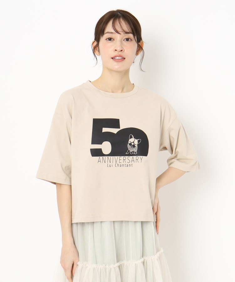 50周年/洗える/ルイちゃん】ドライタッチTEE フロントプリント 50周年/洗える/ルイちゃん】ドライタッチTEE フロントプリント