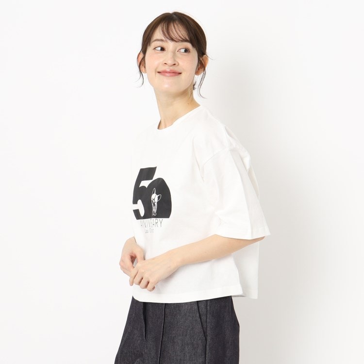 50周年/洗える/ルイちゃん】ドライタッチTEE フロントプリント 50周年/洗える/ルイちゃん】ドライタッチTEE フロントプリント
