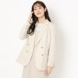 ルイシャンタン(Lui Chantant)の【50周年／洗える／日本製】リネンブレンドツイルジャケット ライトベージュ(051)