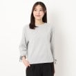 ルイシャンタン(Lui Chantant)の【洗える／日本製】袖フリルリボン ストライプブラウス ブラック(319)