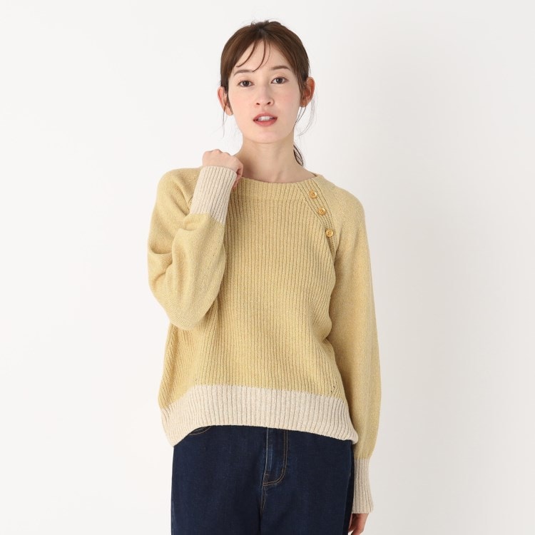 ルイシャンタン(Lui Chantant)の【上品な／日本製／春ニット】シルクウール混セーター ニット/セーター
